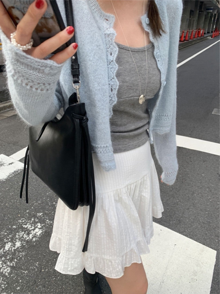 romantic alpaca cardigan-4col
