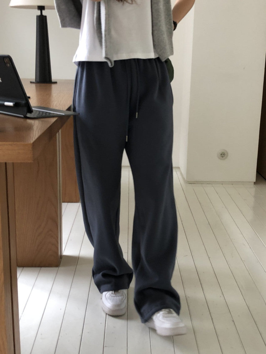 Soft string gimo training pants-4col