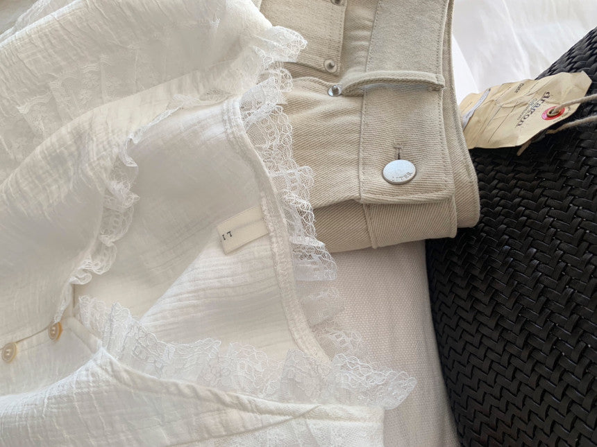 liter vera lace blouse-2col