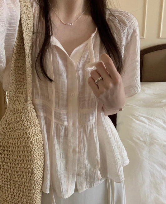 Half juju blouse-2col