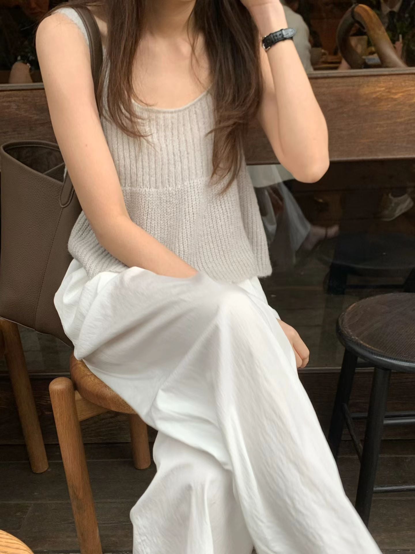 Ounce more knit bustier-2col