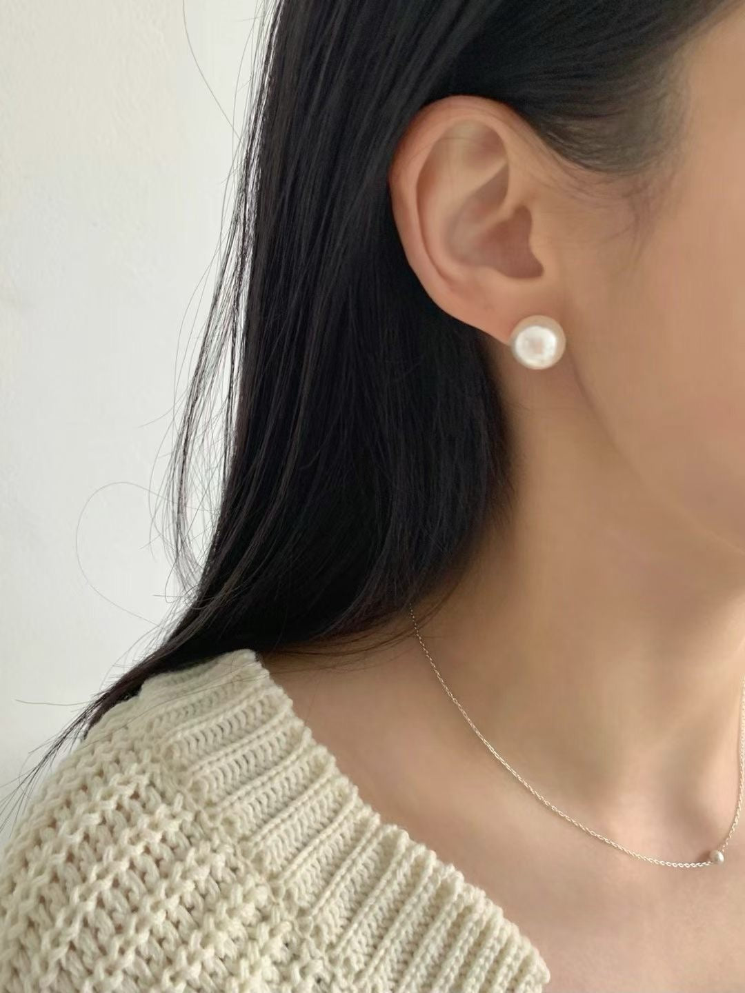 pearl earrings
