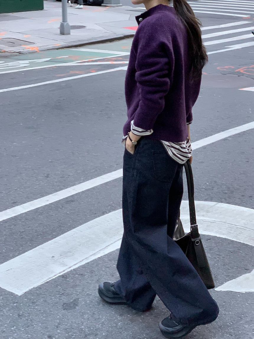 Roots wide inner gimo denim