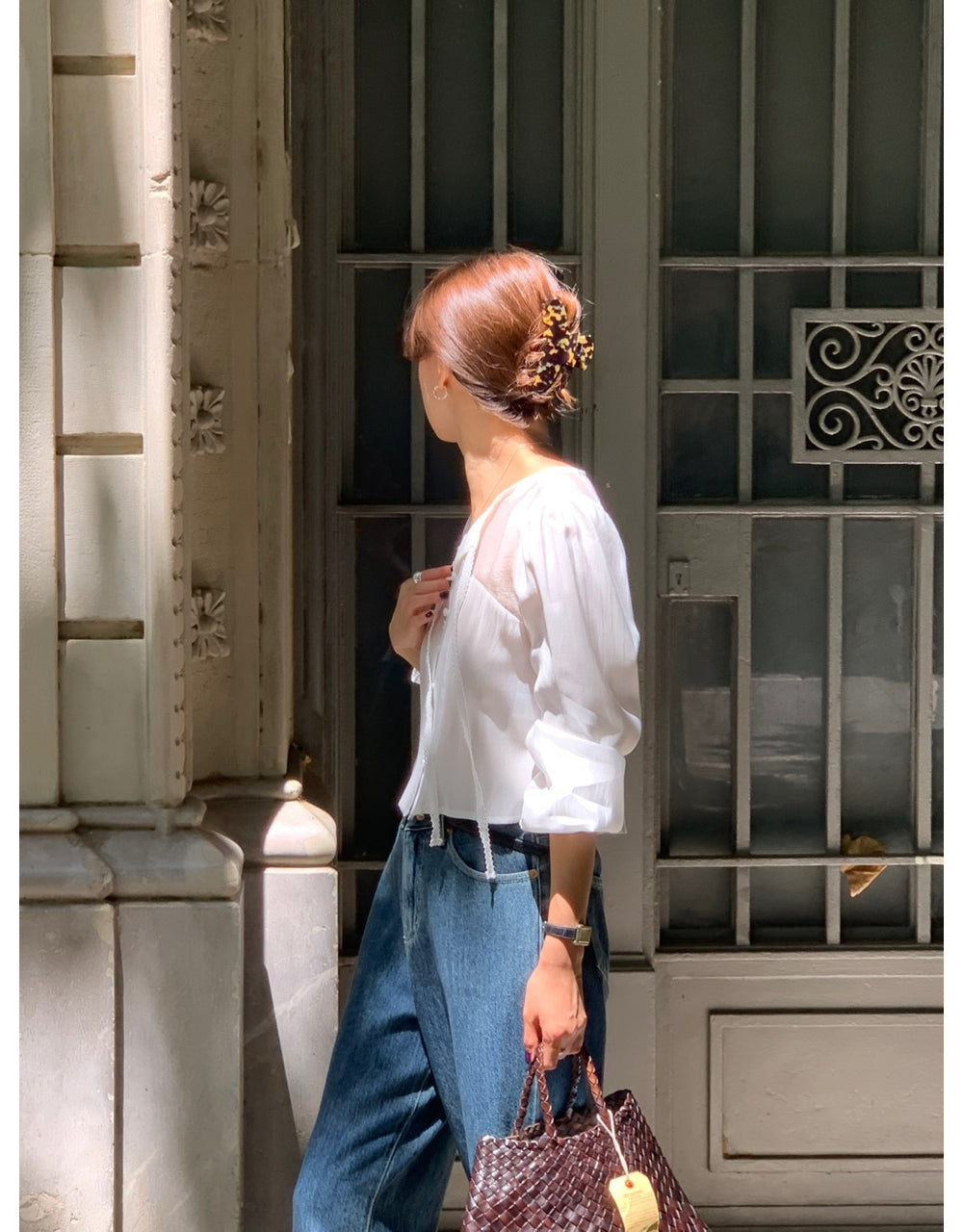 Shining blouse-3col