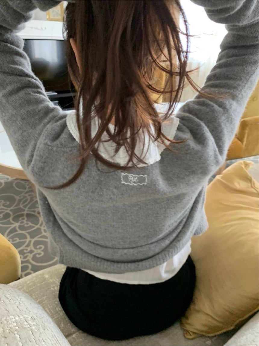 Michelle baby alpaca cardigan-4col