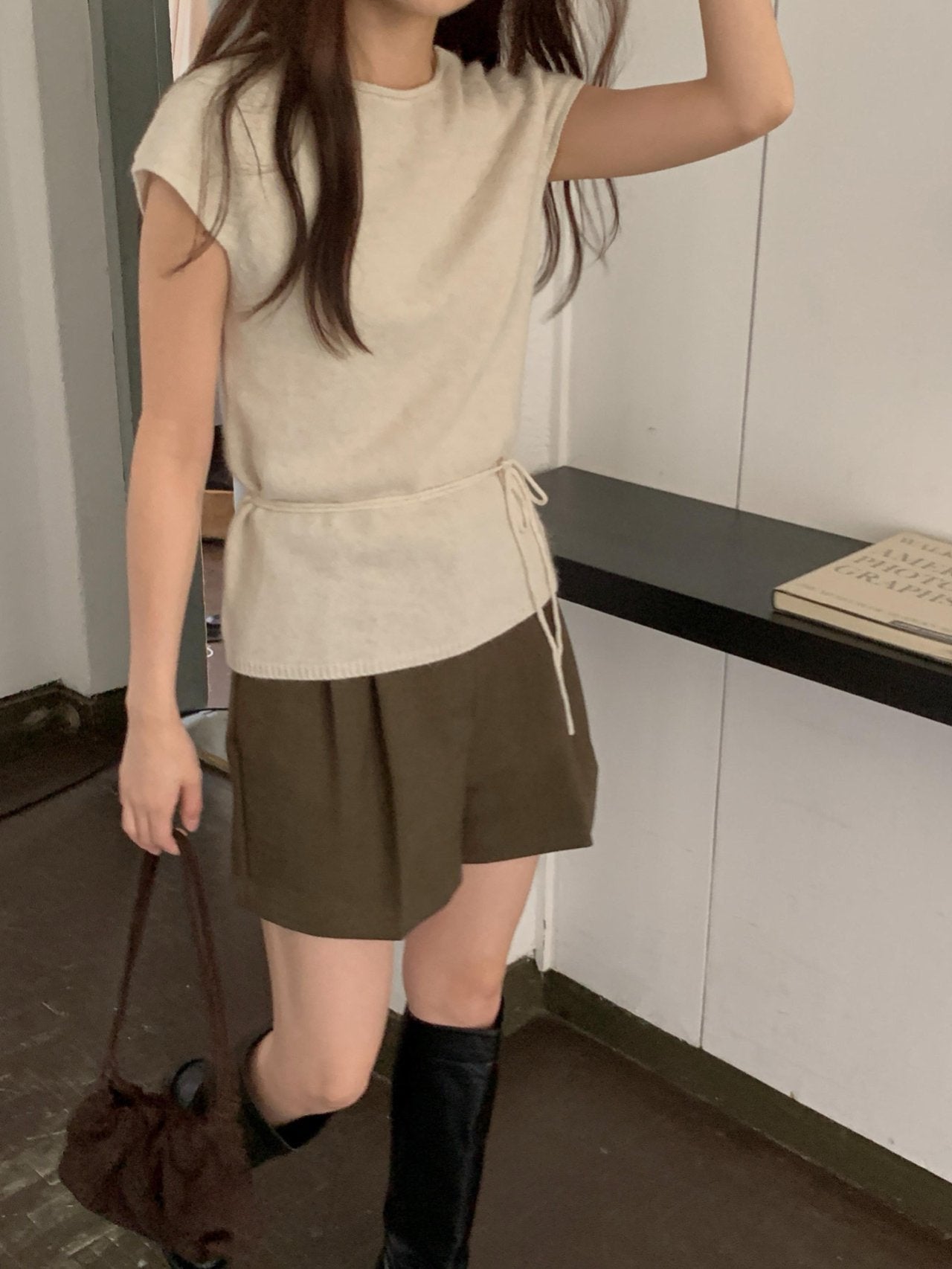 Fox belt knit-3col