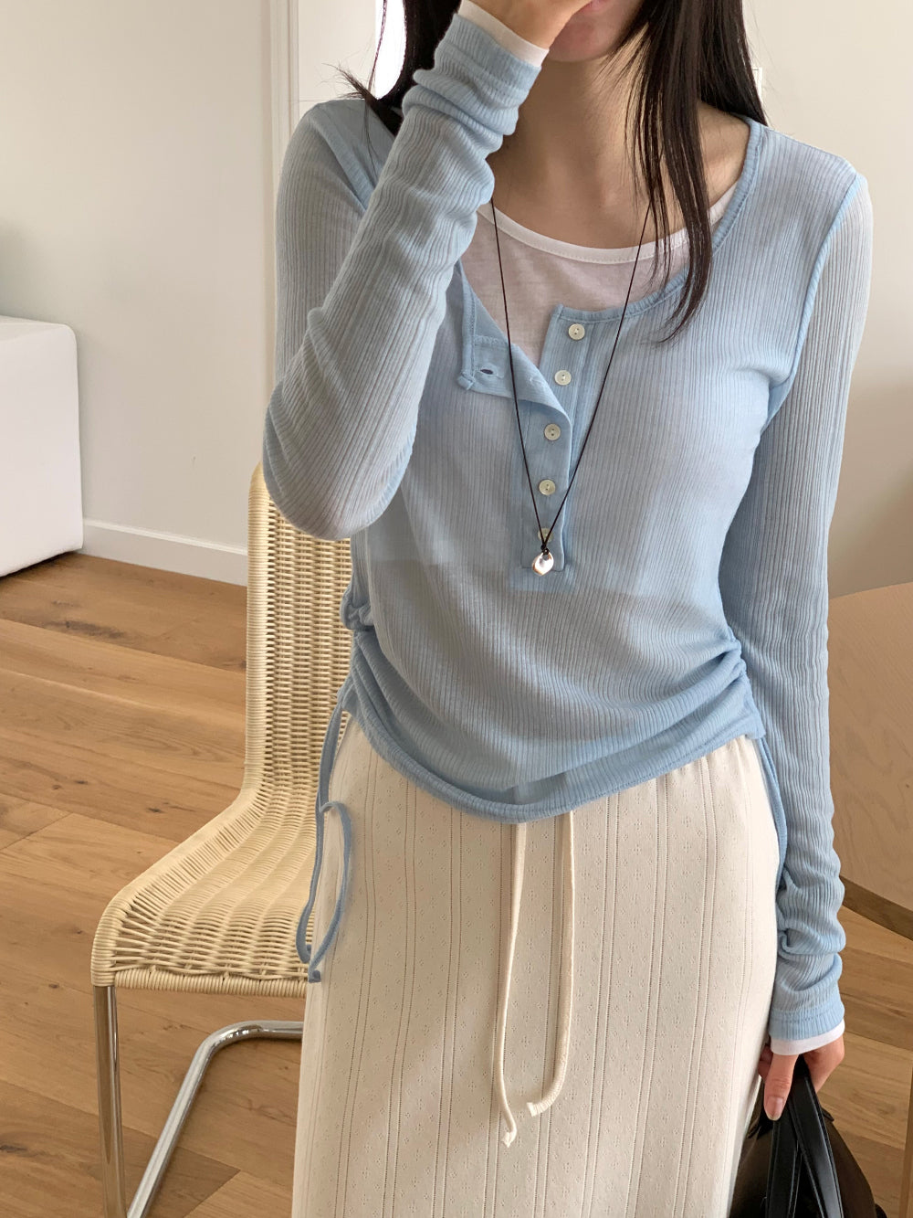 veil string T-4col