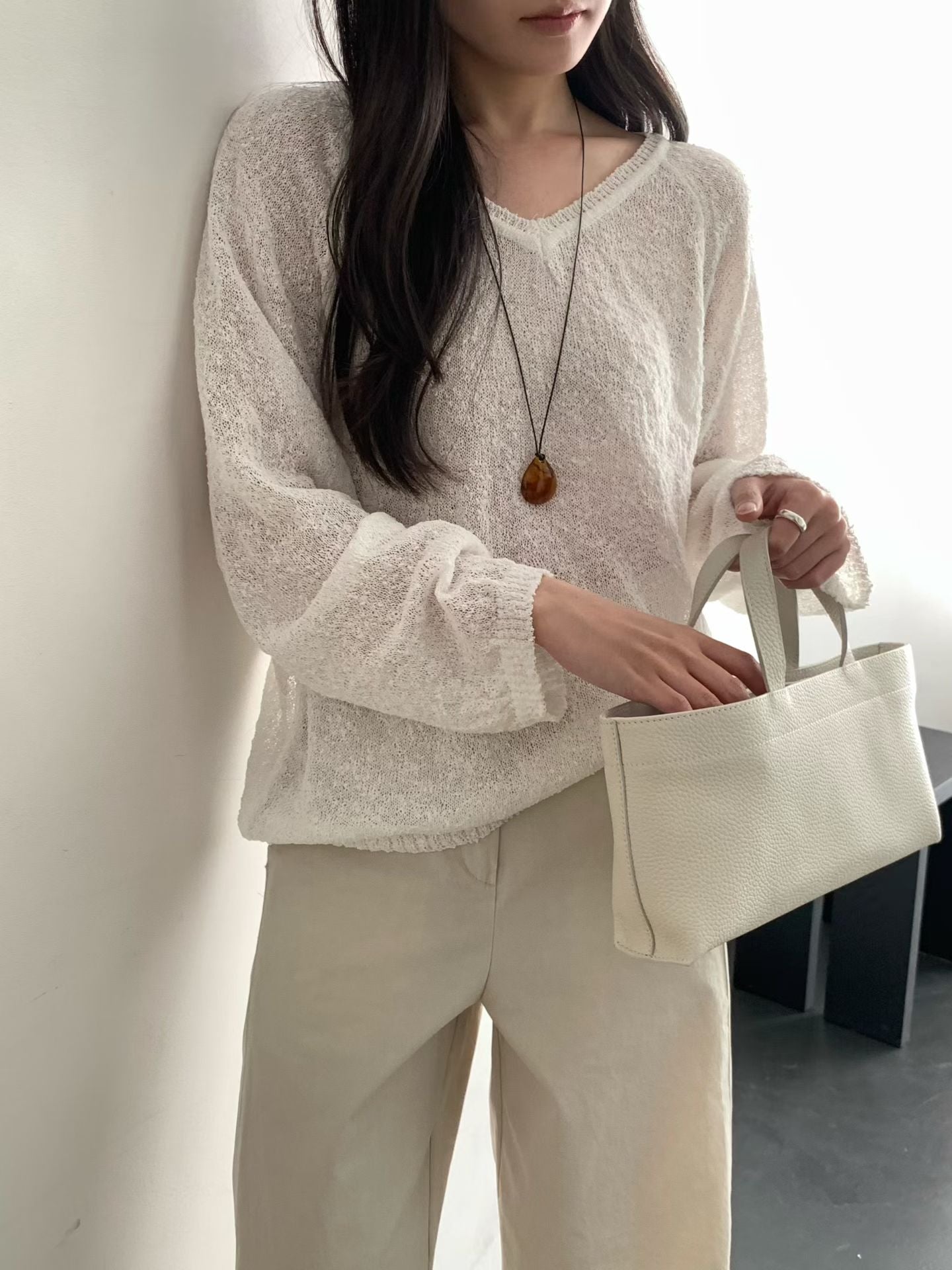 Barnet pullover knit-2col