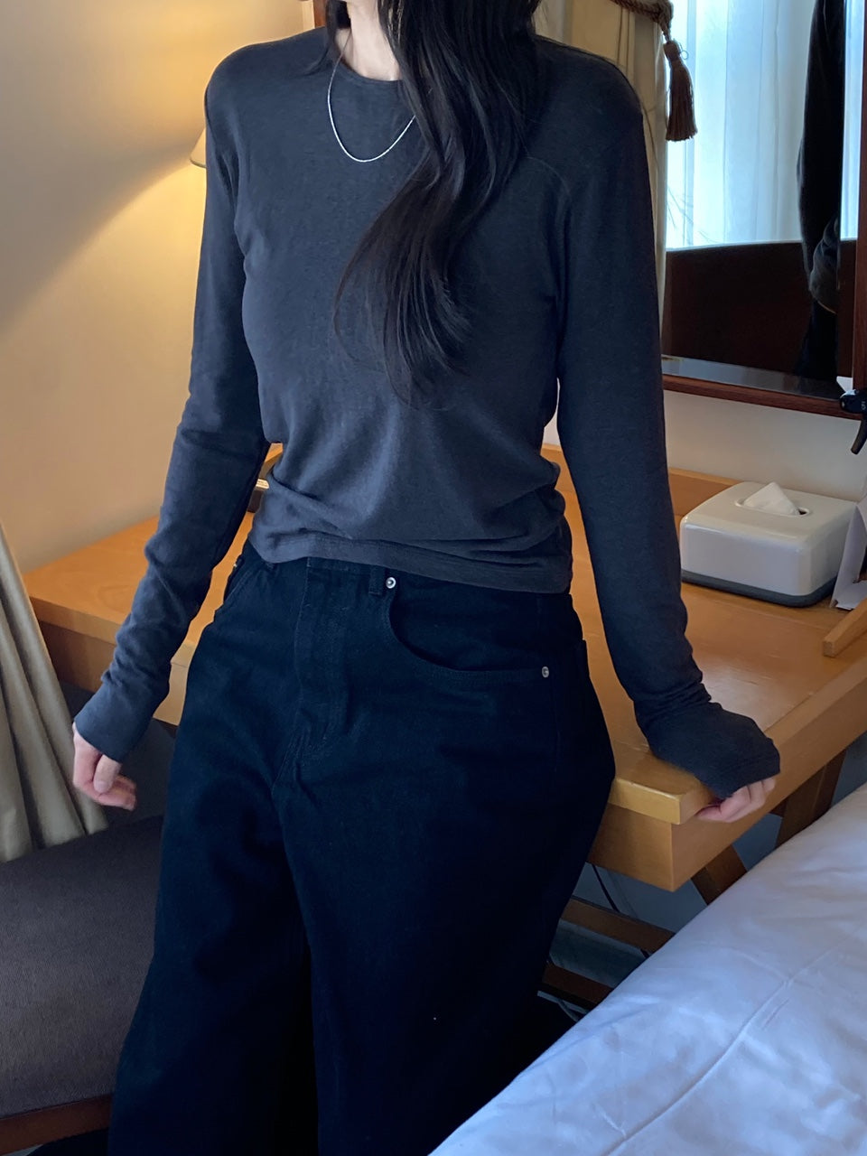 soft wool T-4col