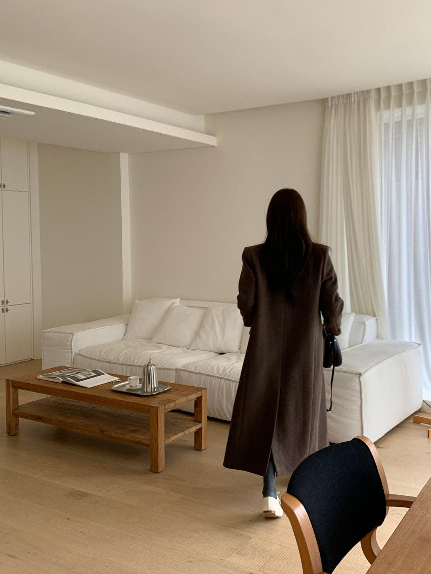 Wool single coat-3col