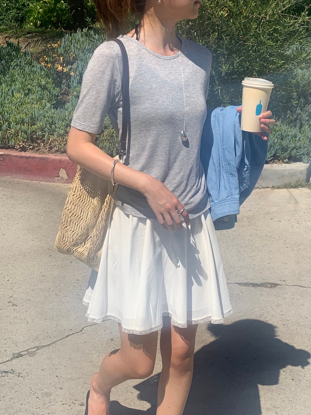 Nuel layered sleeveless&sleeve T set-3col