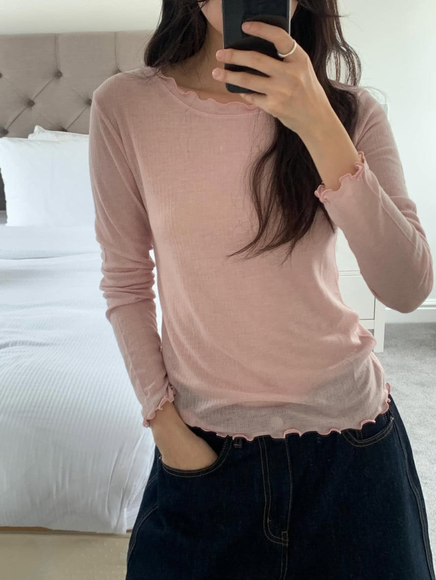 Shade frill T-5col