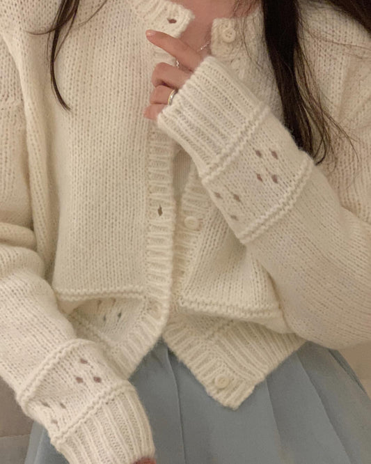 Maple alpaca cardigan-3col