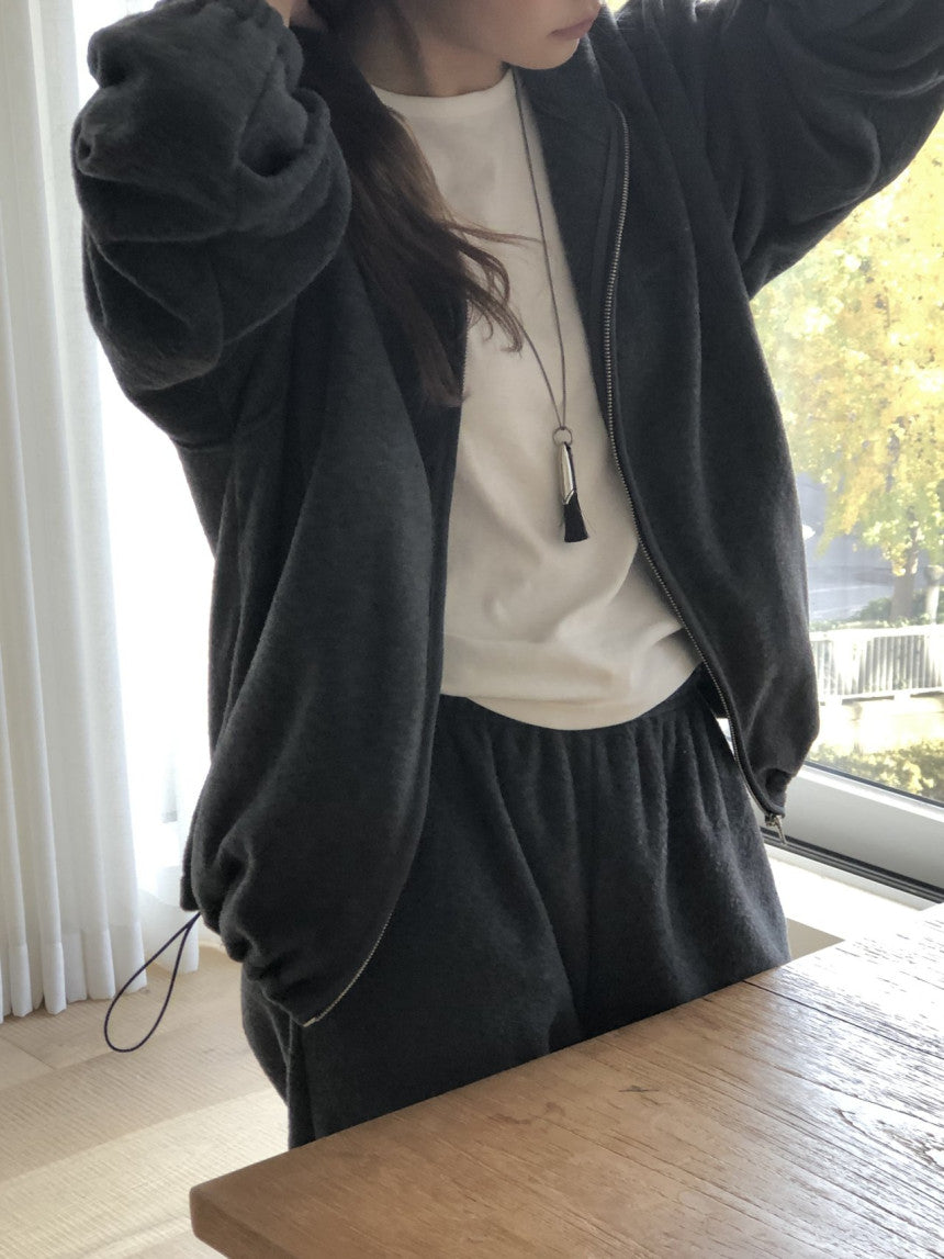 Luzern fleece zip up&pants-3col