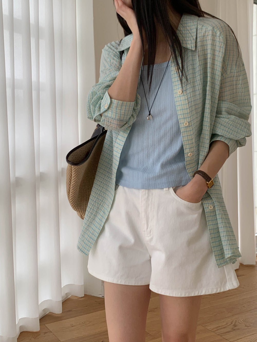 mose check shirt-3col