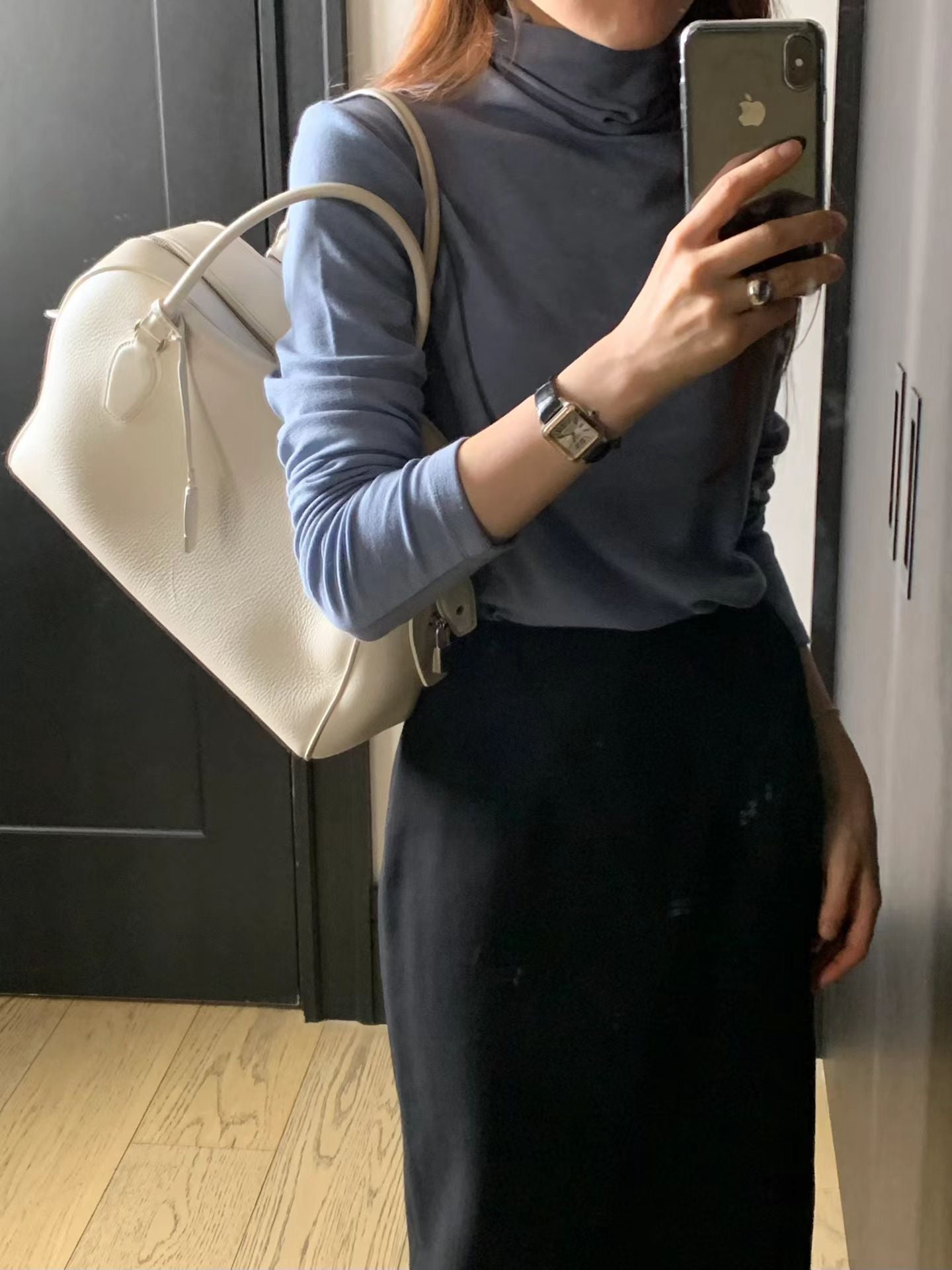 Ounce soft wool tencel pola T-4col