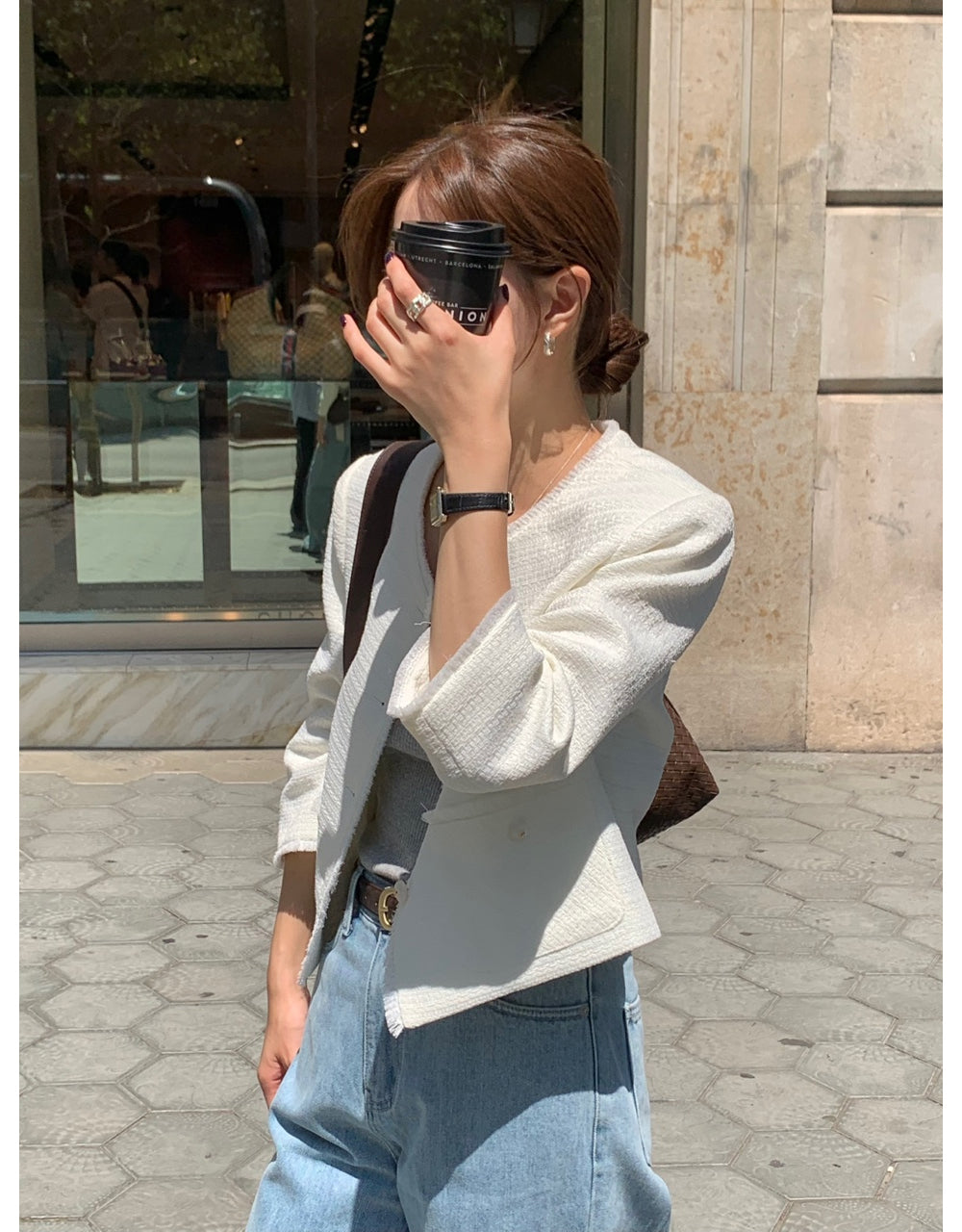 Alle tweed jacket-3col