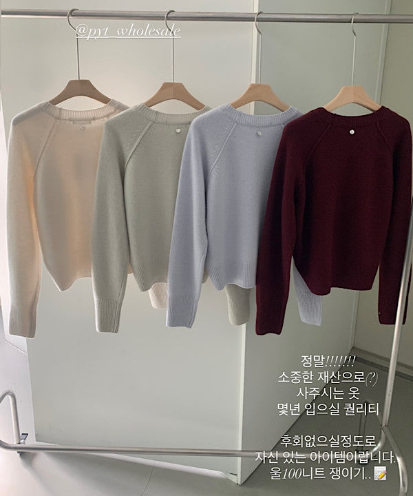 wool reglan knit-4col