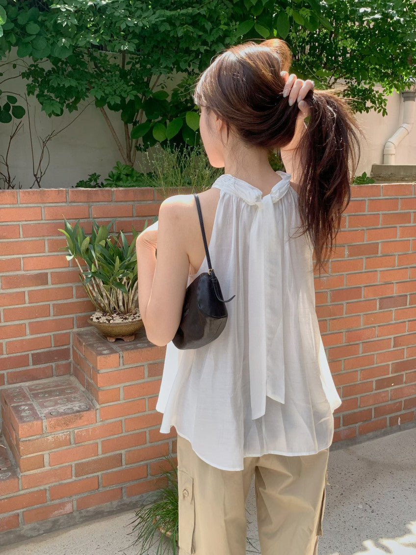 Kayleigh halter sleeveless-3col