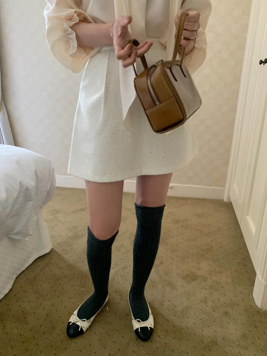 Winkle mini skirt-2col