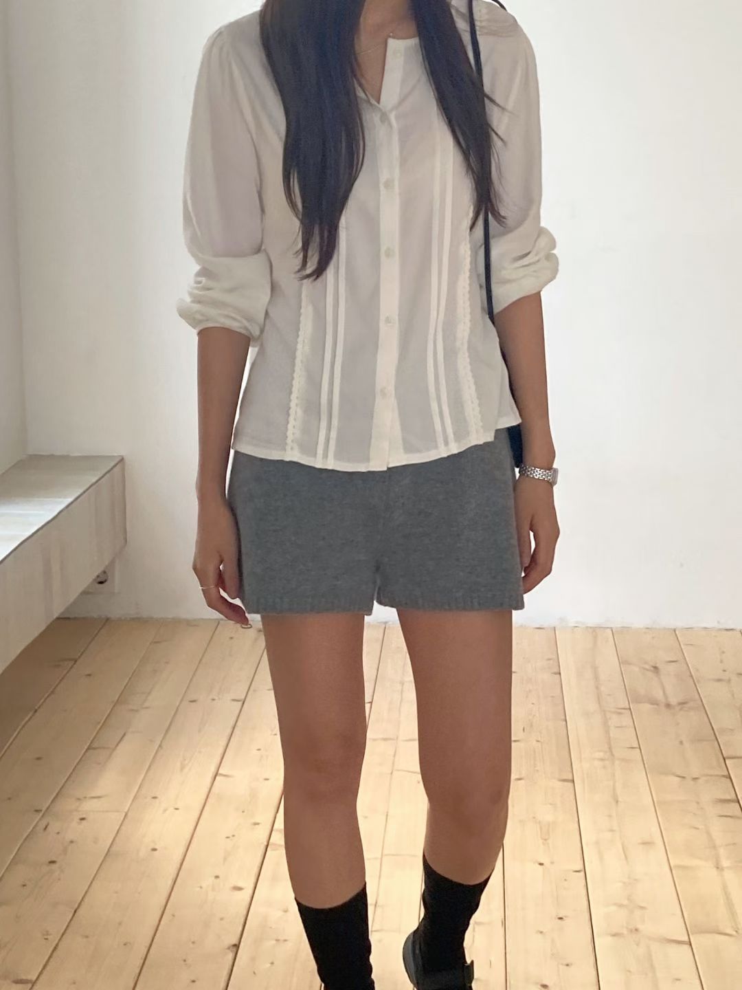 Earth gimo blouse-2col