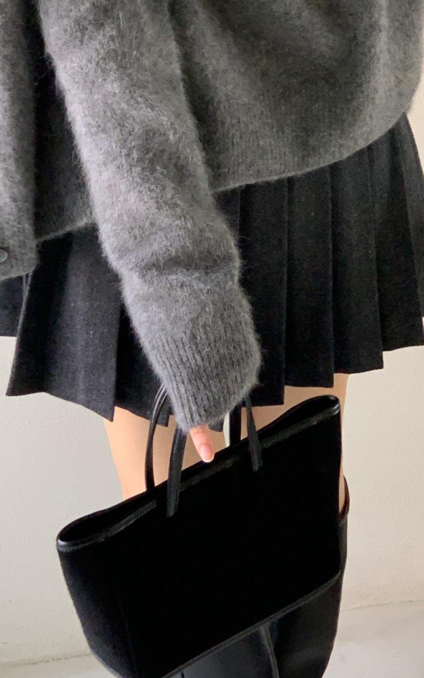 classic wool skirt-3col