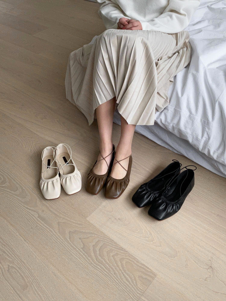 soft shirring flat