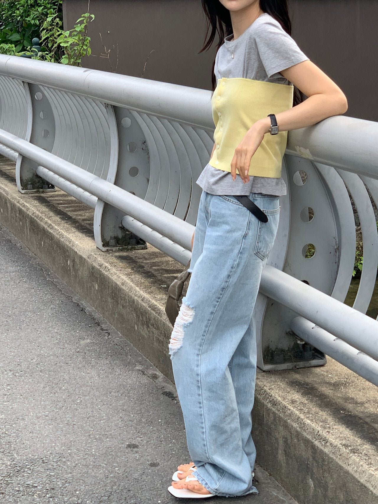 Marea button tube top-3col
