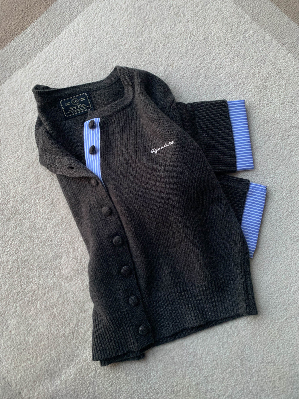 ami s.t cardigan-3col