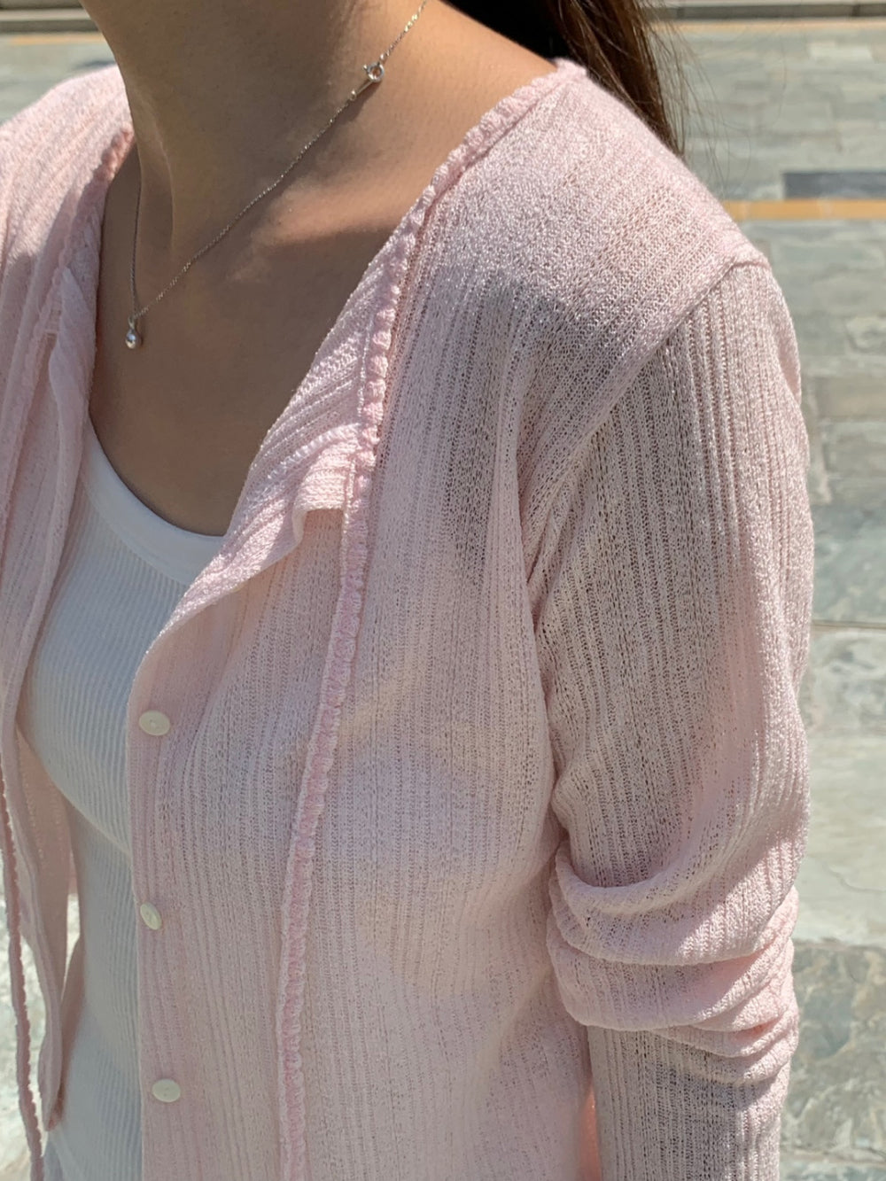 fuzzy cardigan-3col