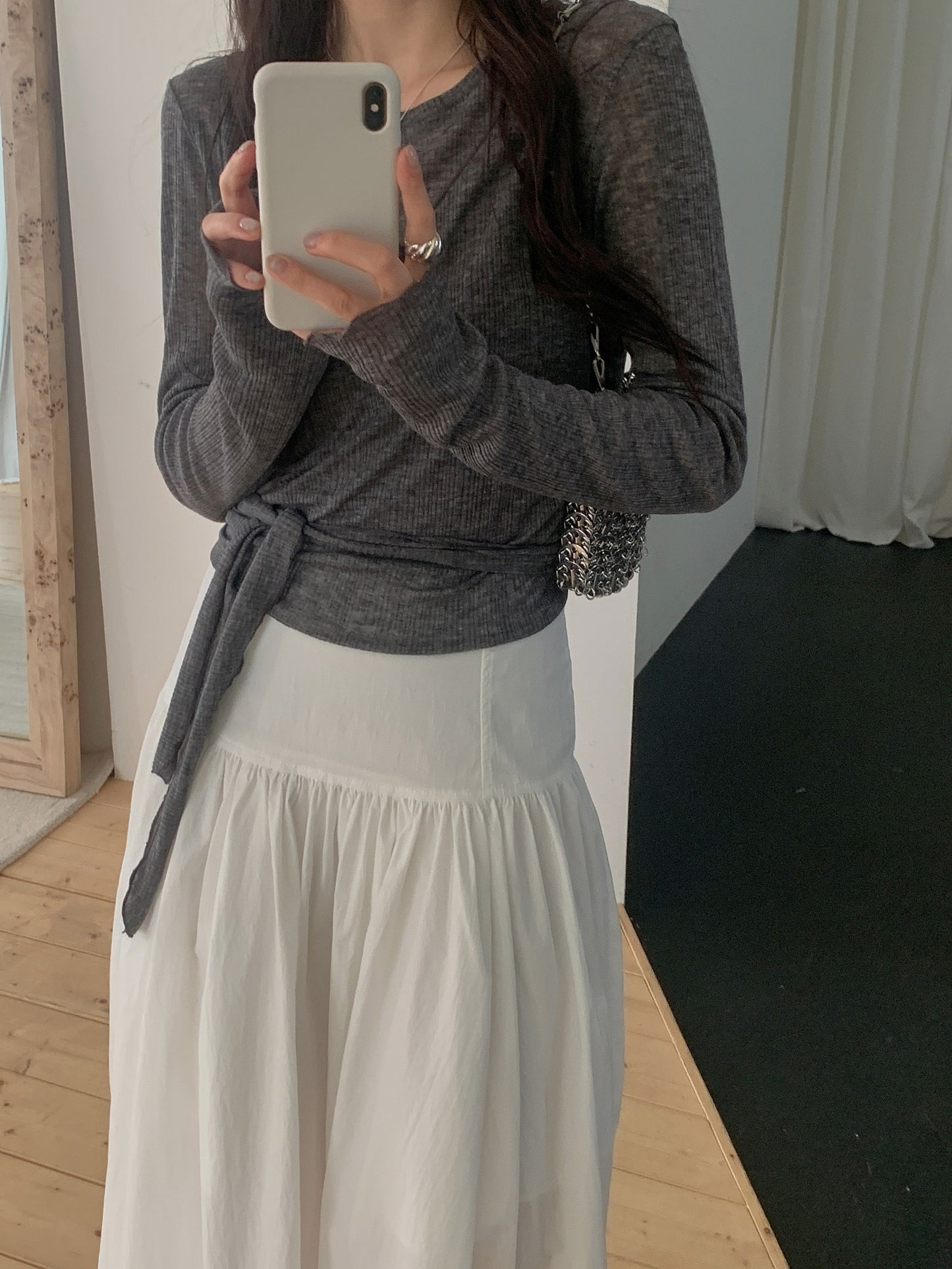 Sophie wrap vest&T set-3col