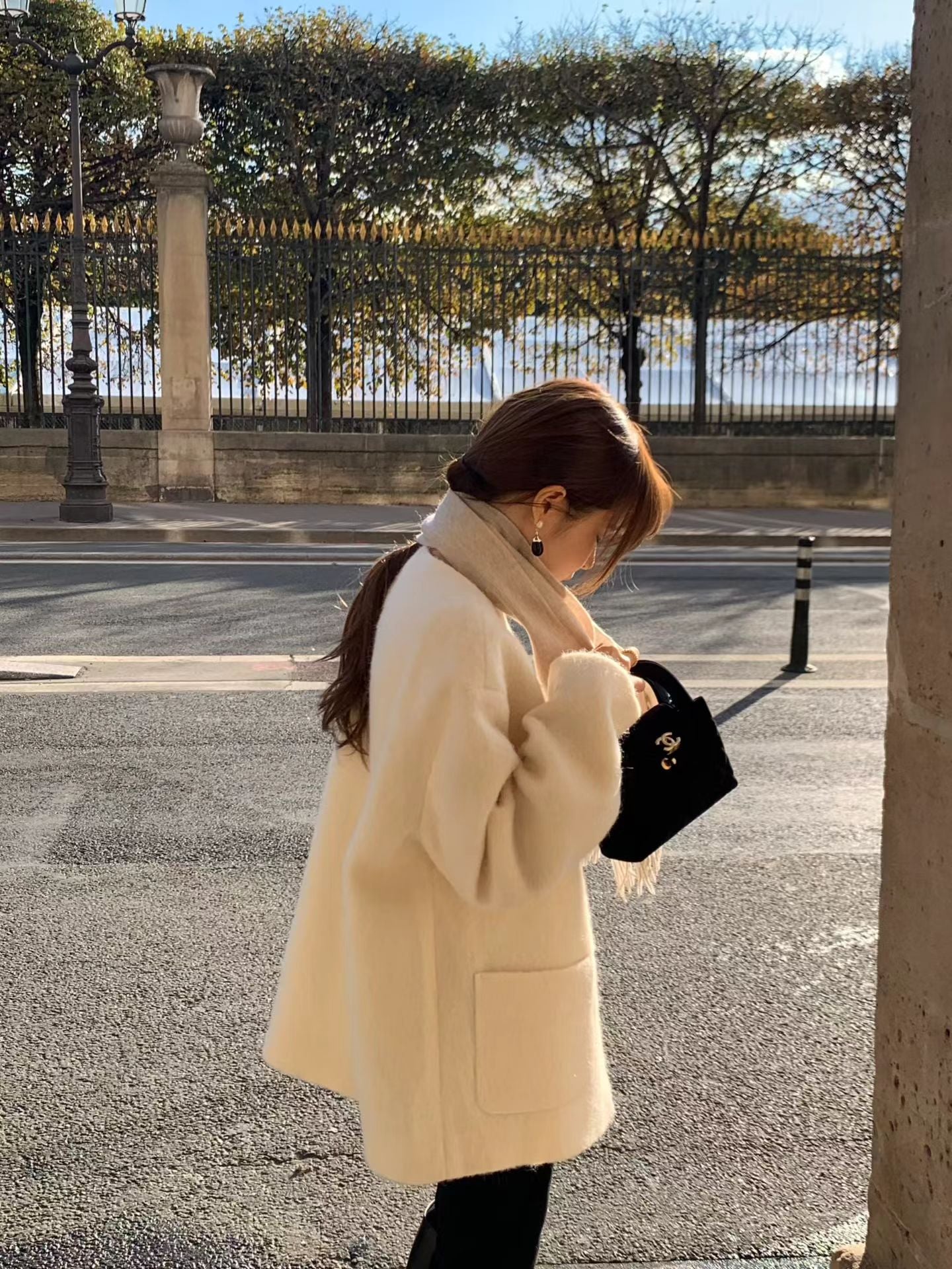 Ounce ven alpaca half coat