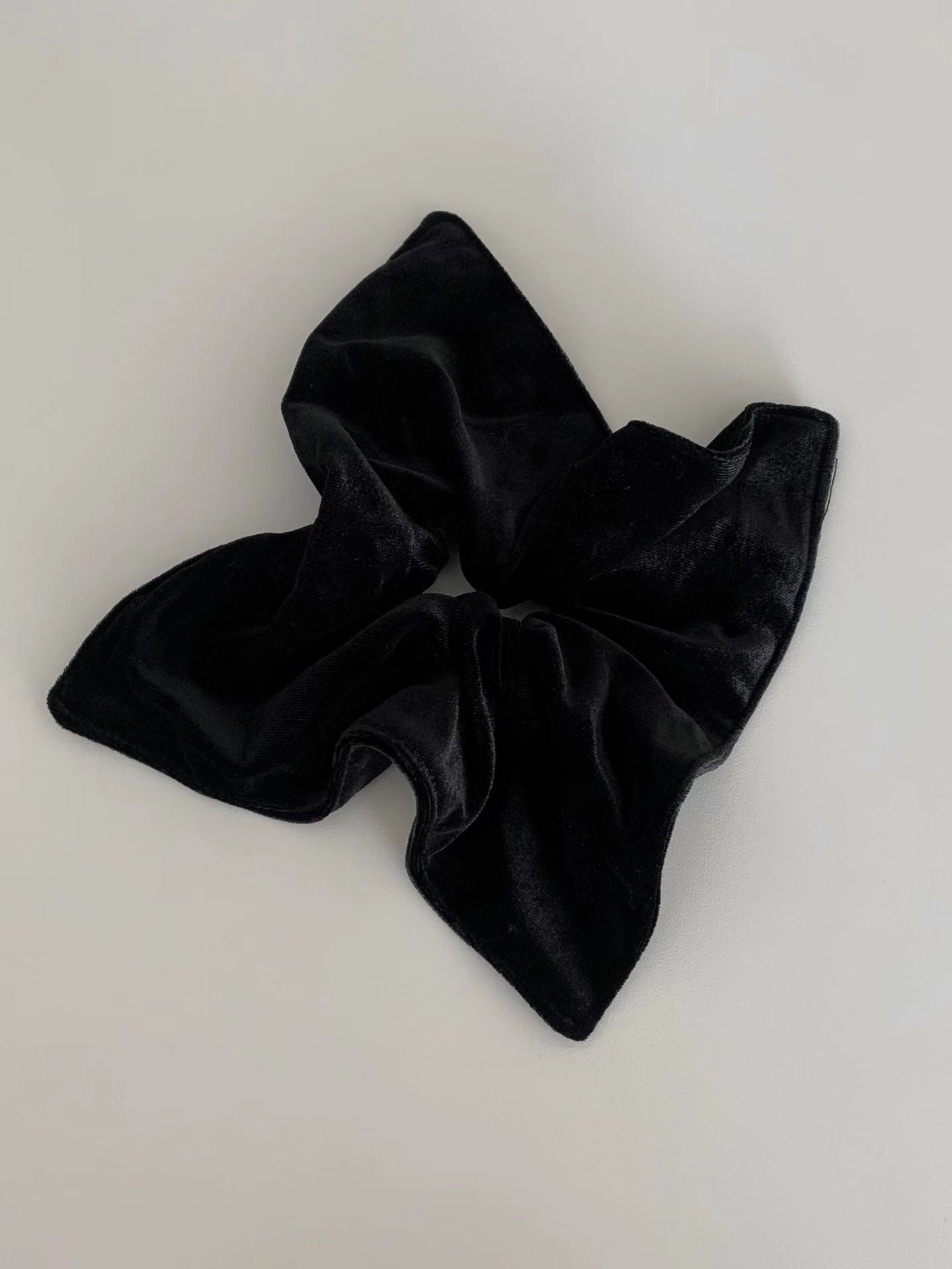 Square velvet scrunchies