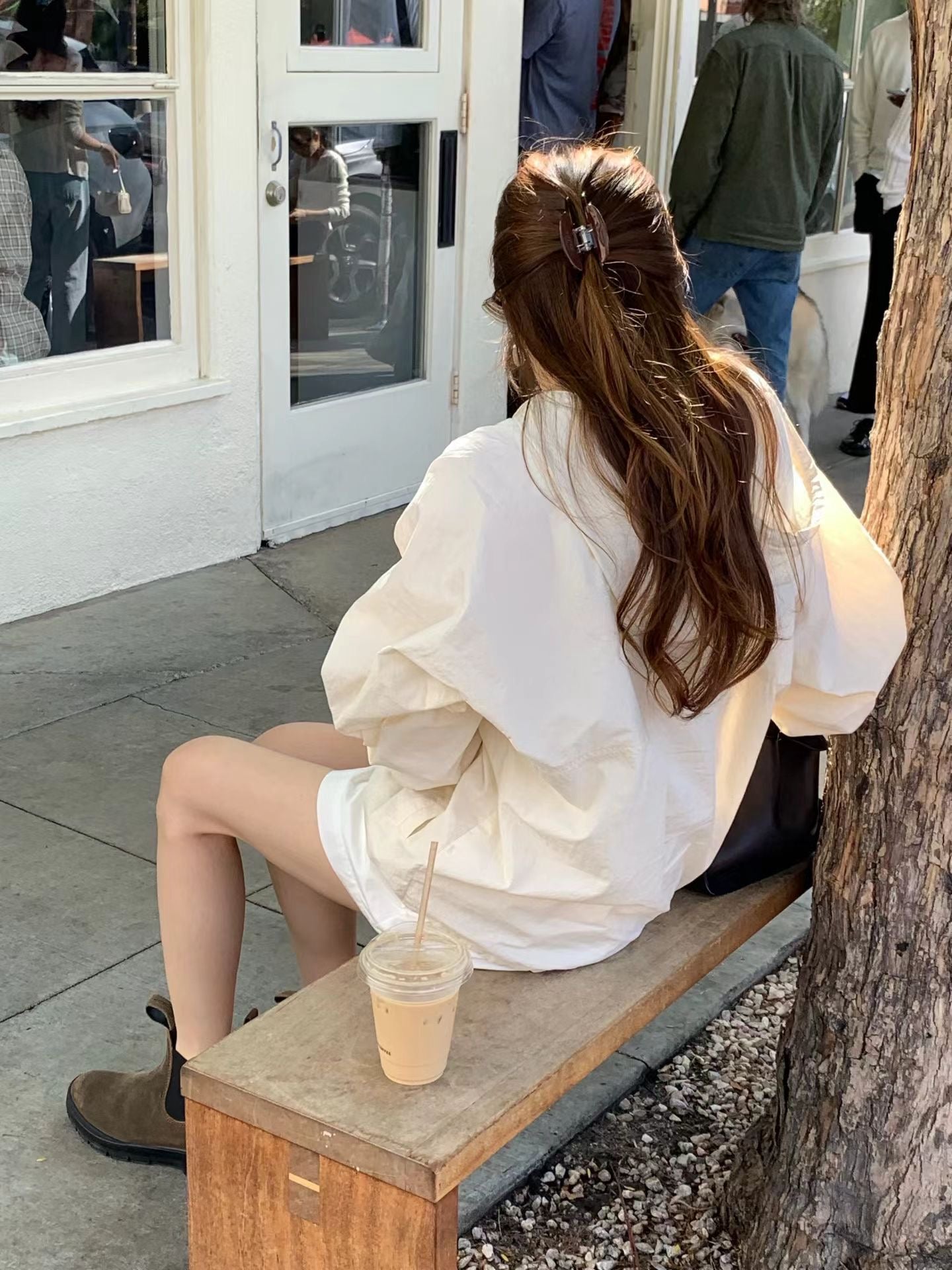 Ounce day hood anorak jumper-3col