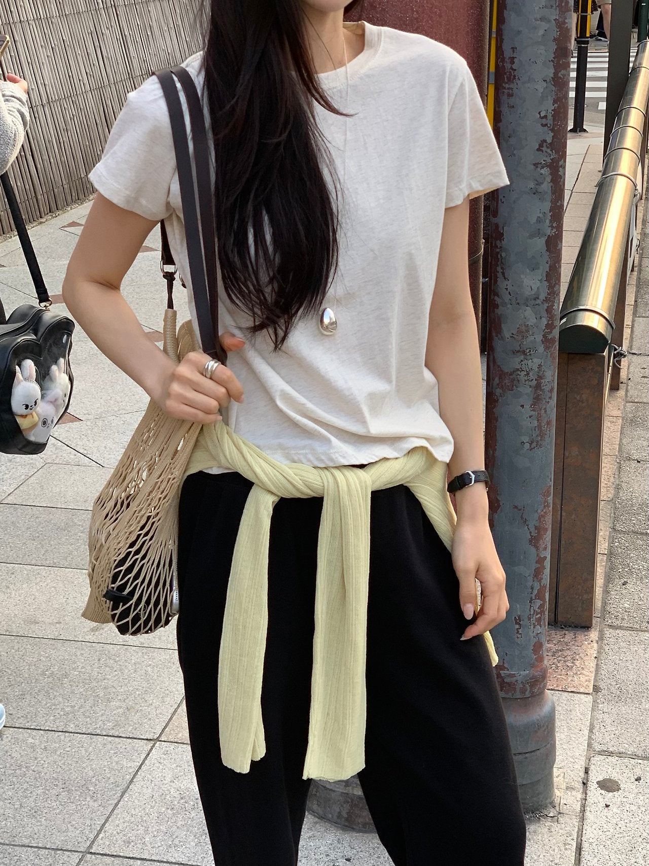Lucie crop short sleeve T-5col