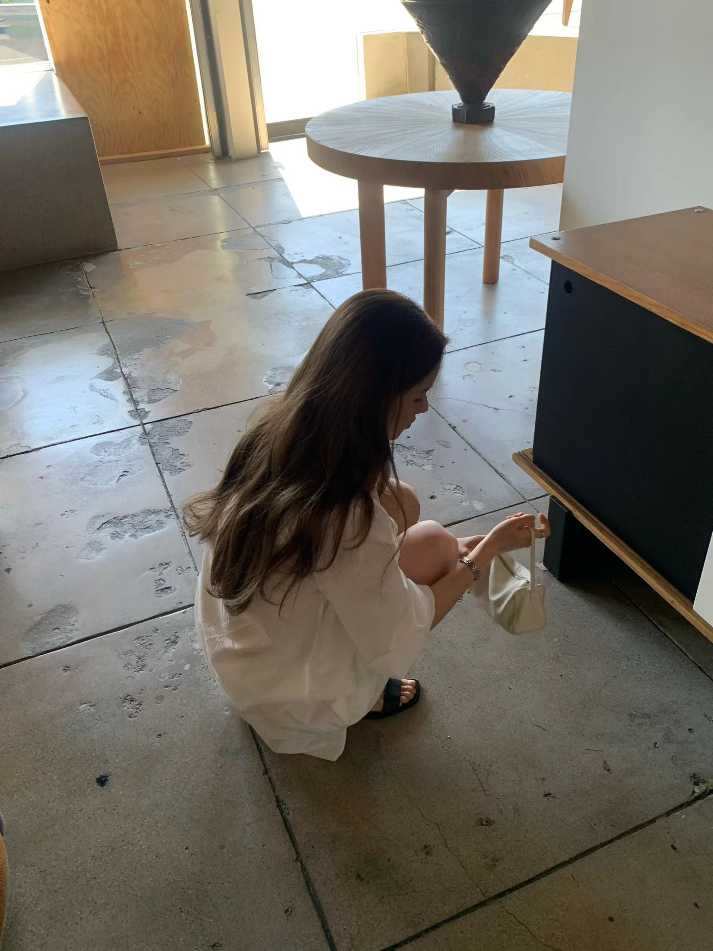 Ounce blanc pintuck blouse-2col