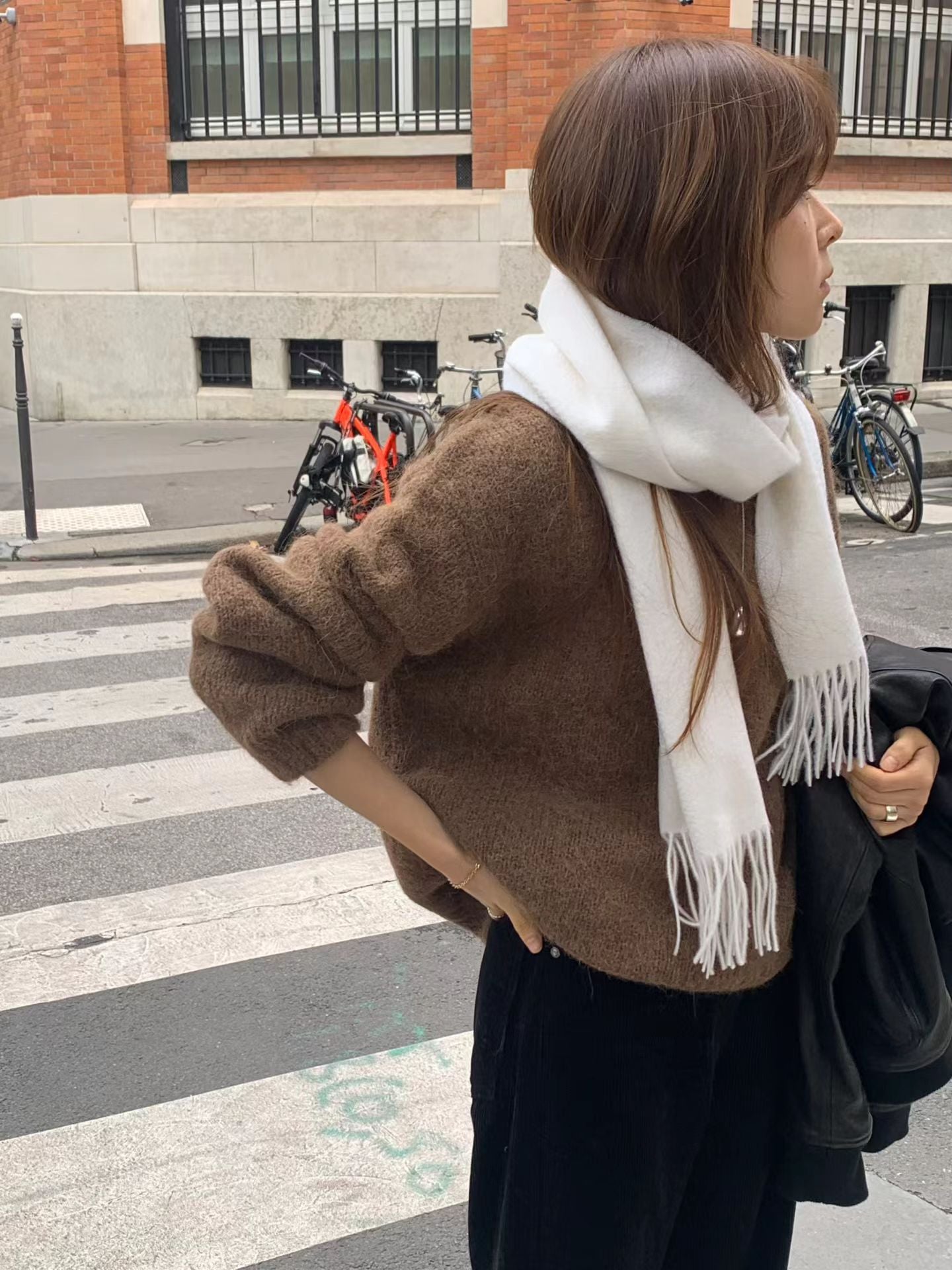 Ounce wool alpaca hair knit-3col