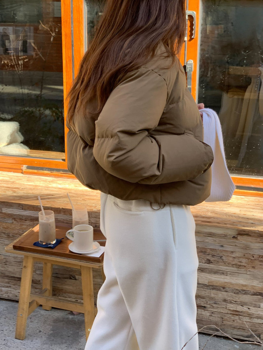 Basel duckdown short padding-3col