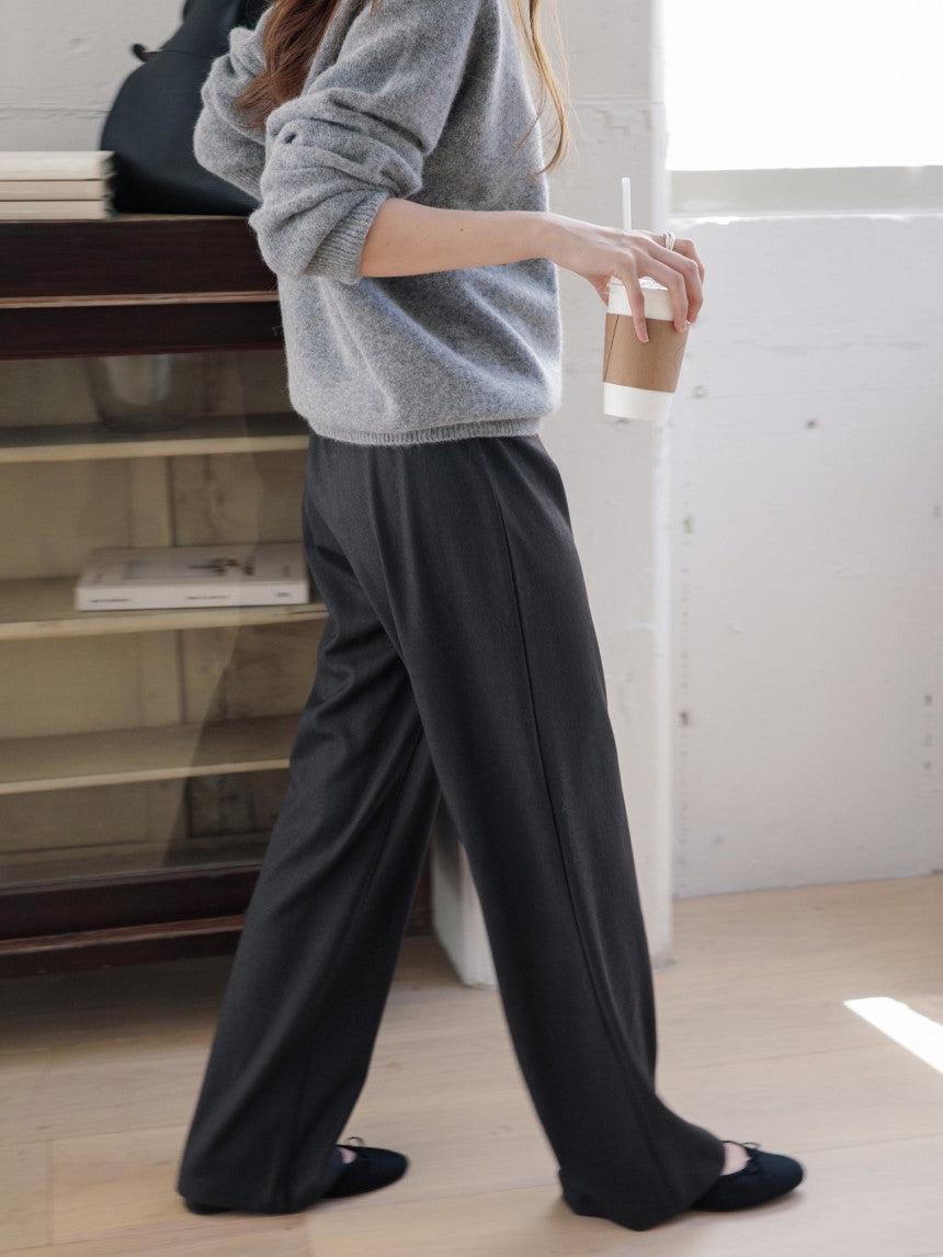 Row flare slacks-3col