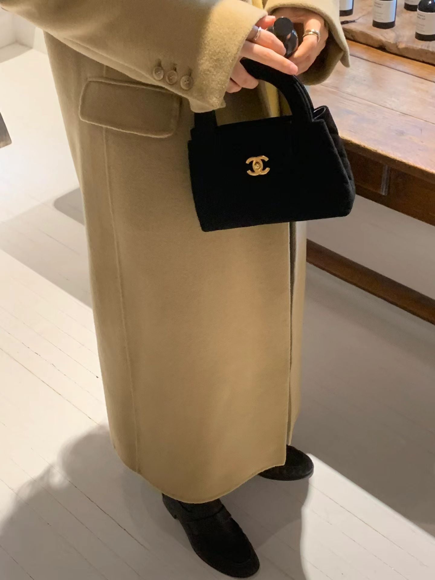 Ounce handmade tate cashmere coat-3col