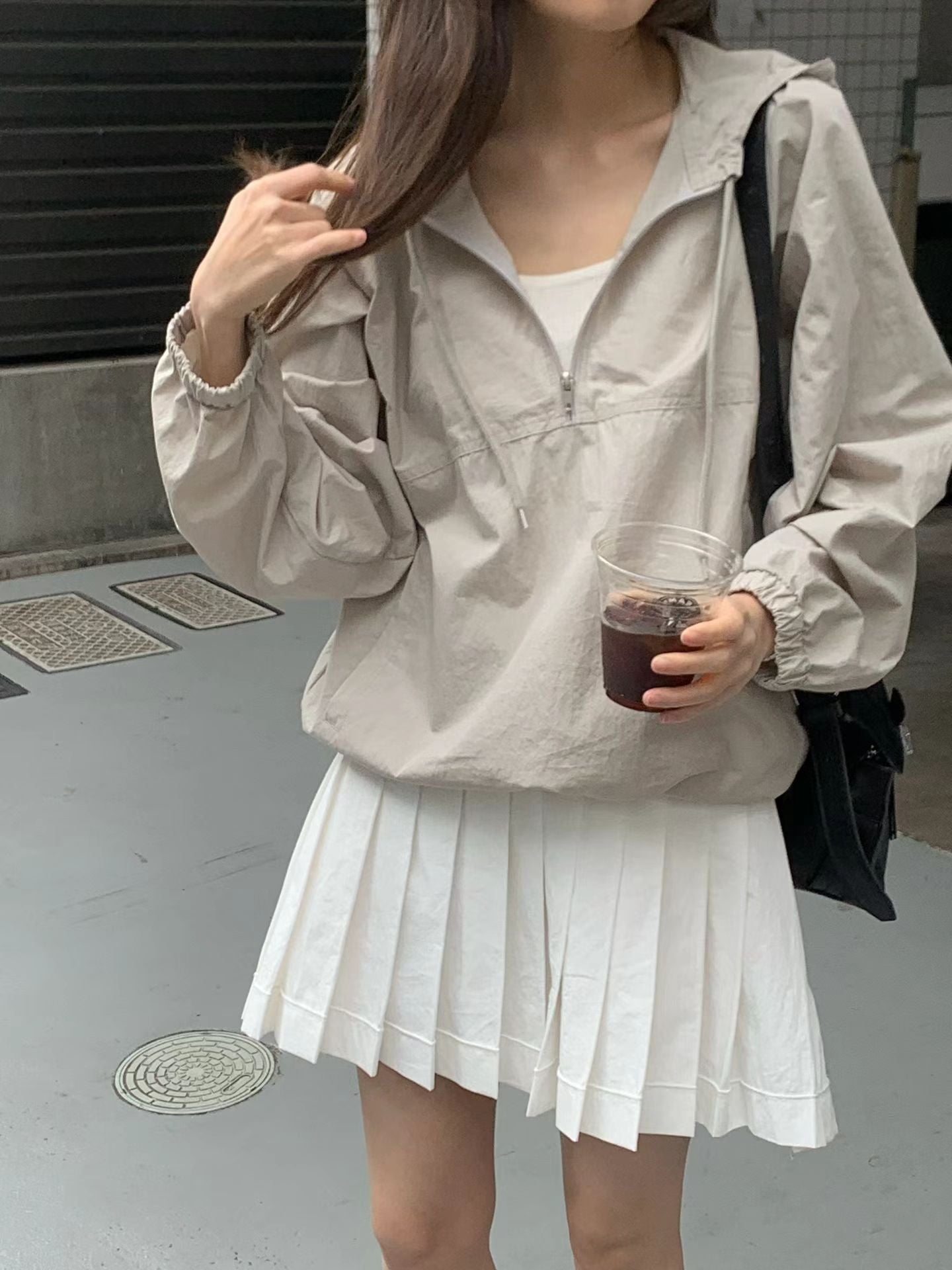 Ounce mini pleats skirt