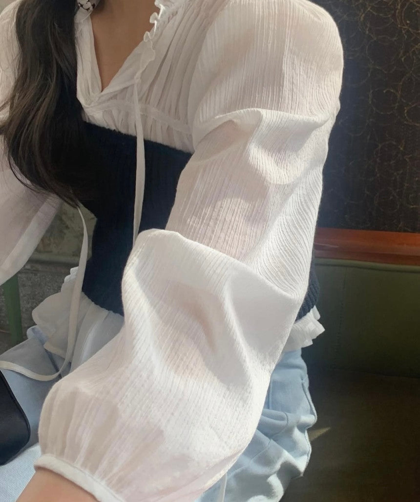 liter april blouse-2col