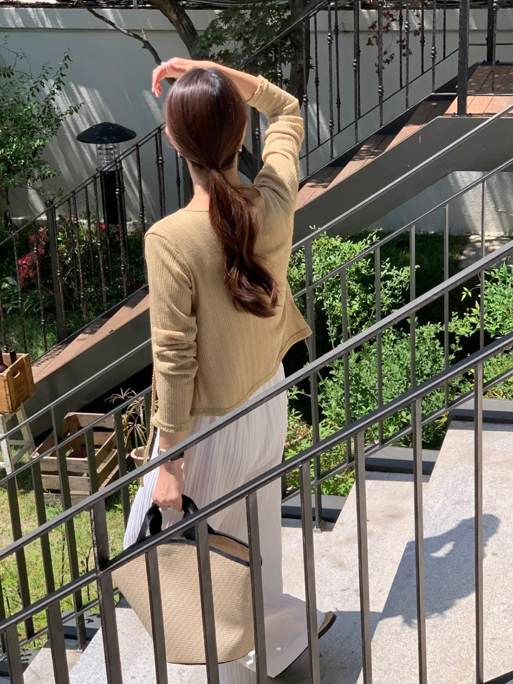 fuzzy cardigan-3col
