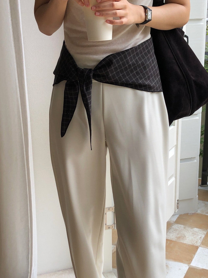 Row flare slacks-3col