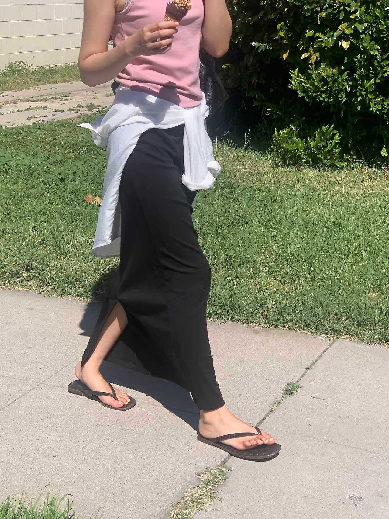 Rive jersey long skirt-4col