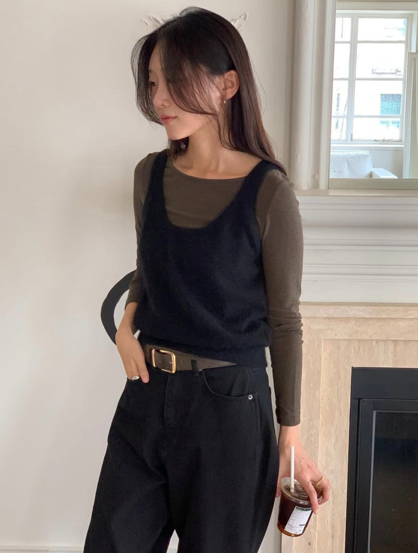dover boat neck T-5col