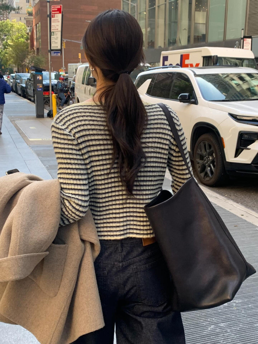 Raboom crop knit-2col