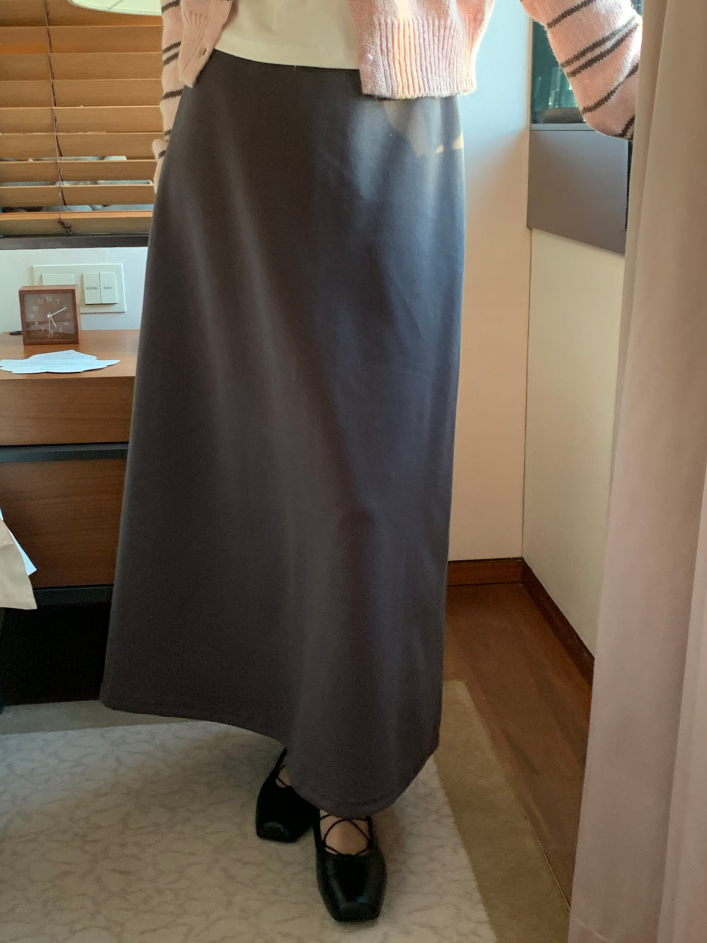 Macaron banding skirt-4col