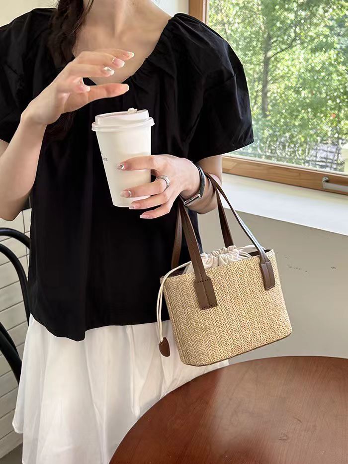 rattan mini bag