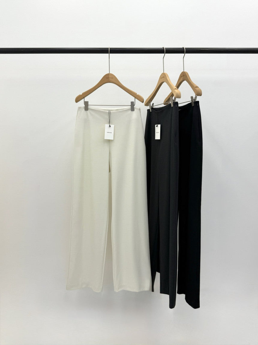 Row flare slacks-3col